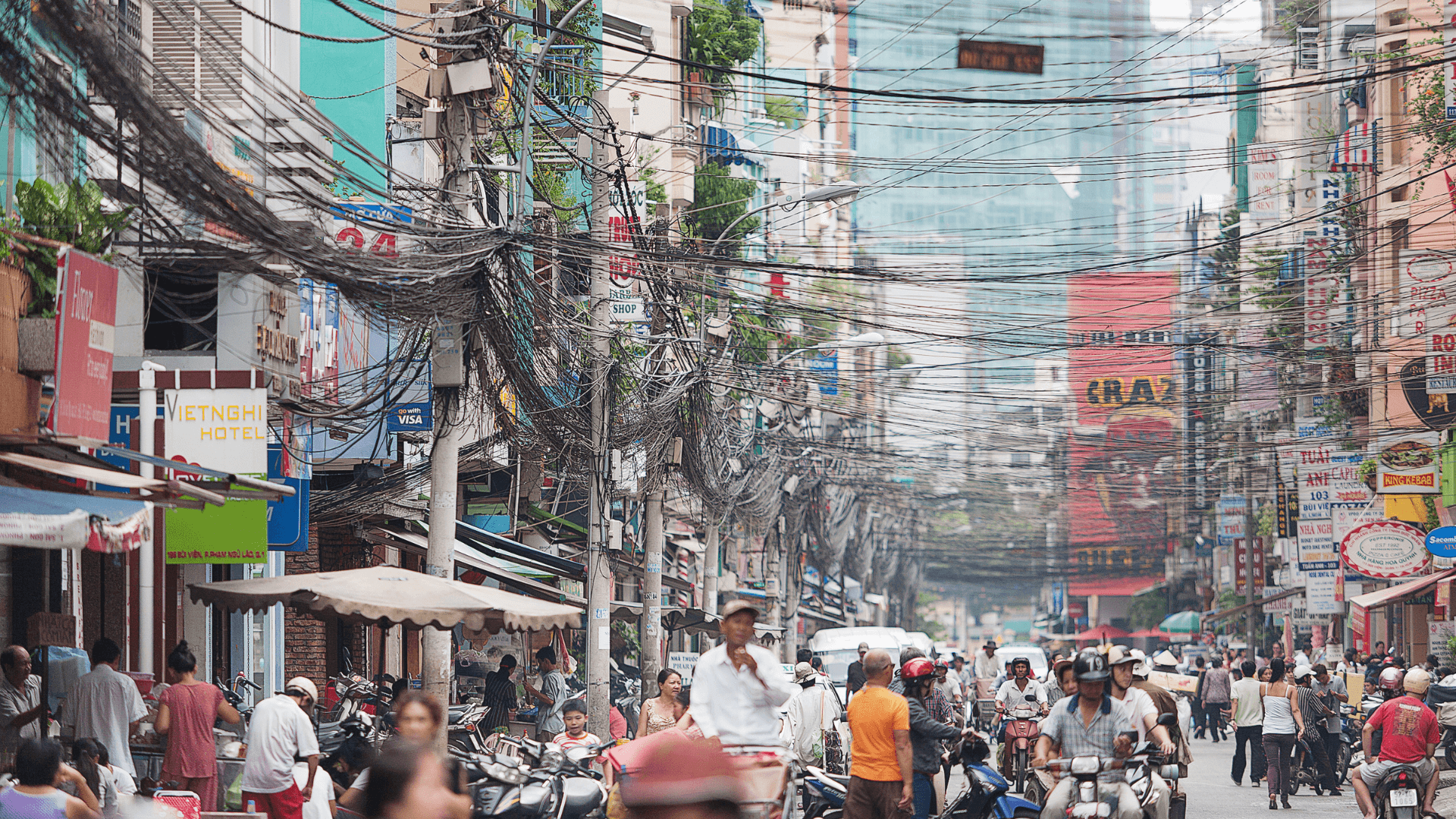 Ho Chi Minh City top view
